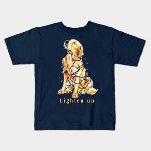 Lighten up Golden Retriever Kids T-Shirt